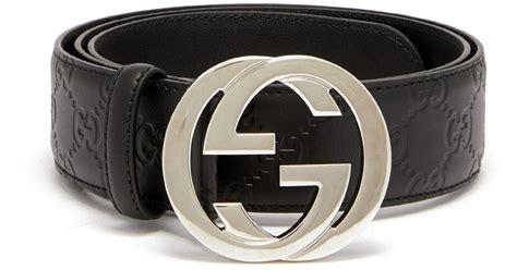 gucci signature leather belt men|genuine gucci belt.